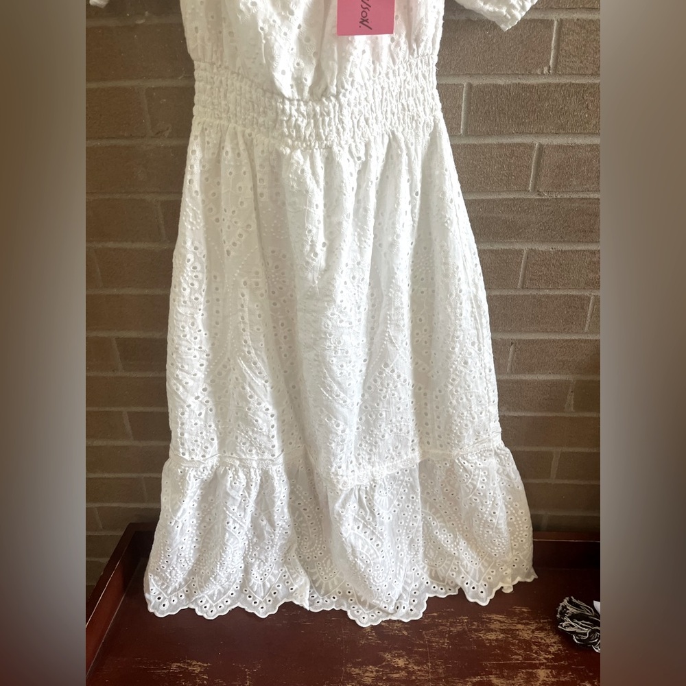 Betsey Johnson White Eyelet Dress - Picture 4 of 5